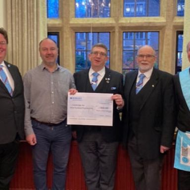 “Oh yes they did!” Cambridge Aid receives support from Cambridge Freemasons Panto